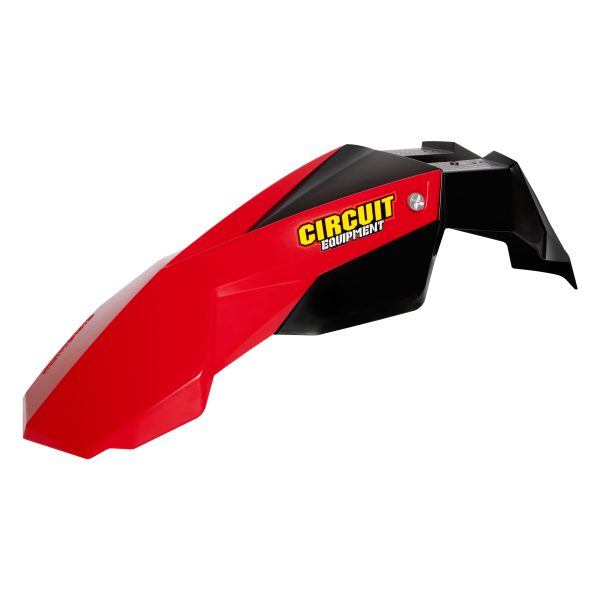 GUARDABARRO DEL. MOTARD STEALTH....NEG/ROJ-CIRCUIT
